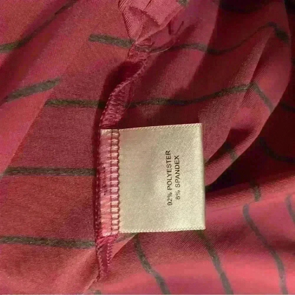 Peter Millar‎ summer collection mauve striped polo size large - Picture 4 of 4